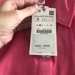 Zara Vibrant Pink Blouse
